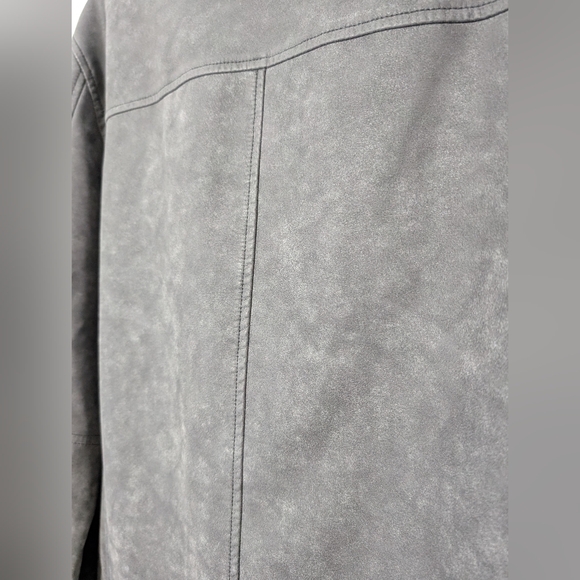 NWT LEVI'S Classic Asymmetrical Faux Leather Motorcycle Jacket Coat Black Mens S - Picture 14 of 15